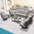 Shaylor Patio Swivel Dining Chairs Set With Cushions-108682747