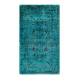 Fine Vibrance One-of-a-Kind 3'1" X 5'4" Hand Knotted Area Rug