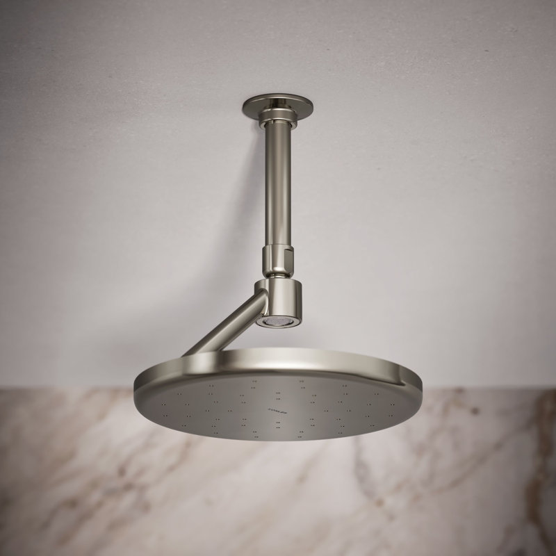 Statement Flood Adjustable Shower Head, Vibrant Polished Nickel