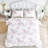 Rose Percale Cotton Printed Toile Duvet Cover Set-98200073-122444987