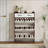 Shoe Cabinets, Modern Walnut Brown 3 Flip Doors 2 Drawers Large Storage Narrow MDF | Walnut Brown | Hallway-1057207877