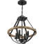 Luminaire suspendu géométrique 4 lumières Thiele