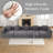 Boneless Convertible Sectional Sleeper Sofa Bed Modular Compression Couch With Removable Back And Arm-330436998