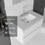 Meuble-lavabo flottant avec lavabo