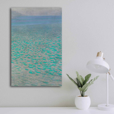 Océan sans cadre, peinture sur toile