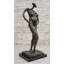 Sculpture de femme enceinte Kaior abstraite à motif de statue de bronze surréaliste Salvador Dali 16 po x 6 po