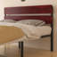 Base de lit en métal avec tête de lit et pied de lit en bois grand lit plateforme très grand support 12 lattes en métal robuste sans sommier-78142248