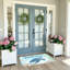 Tapis d'entrée 20 po x 32 po Coastal Turtle Seahorse Welcome Decor