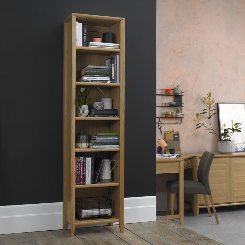 Izzie 199.9cm H Boat Bookcase, Oak