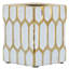 Contenant de rangement en céramique Dynasty Design Modern Elegant Home Decor Accent Polyvalent-1012501915