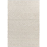 Emilie-May Geometric Flatweave Recycled P.E.T. Area Rug in Beige