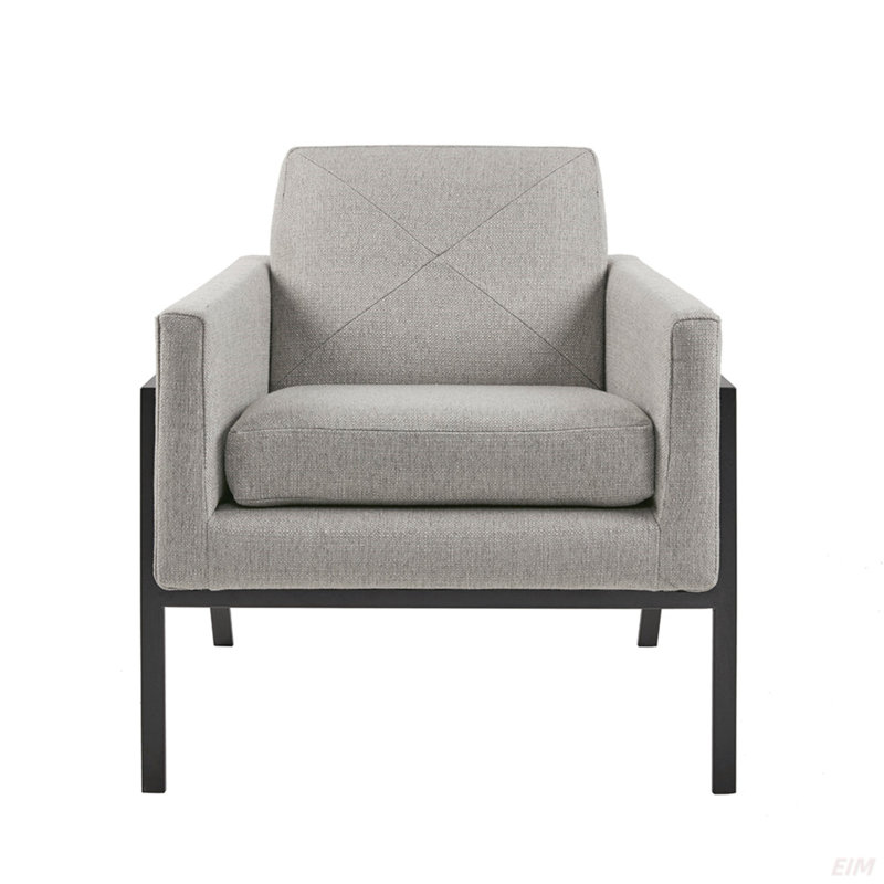 Fauteuil d'appoint Brayden, siège de forme carrée (fauteuil d'appoint)