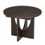 Ensemble de table de salle à manger extensible ronde moderne de 5 pièces avec rallonge amovible de 16,2 pouces pour petits espaces Topmax, espresso et gris-558890094-558890092