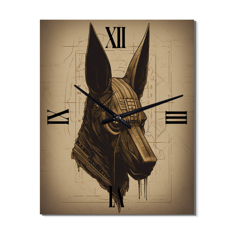 Horloge murale Anubis, Très grand