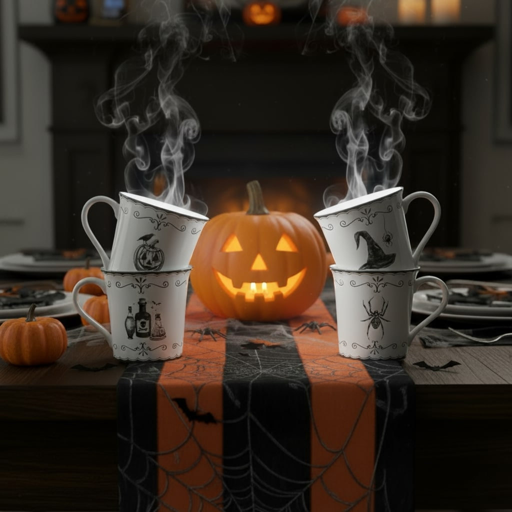 Elegant Haunting Porcelain Mug