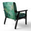 Emerald Euphoria I - Fauteuil rembourré moderne