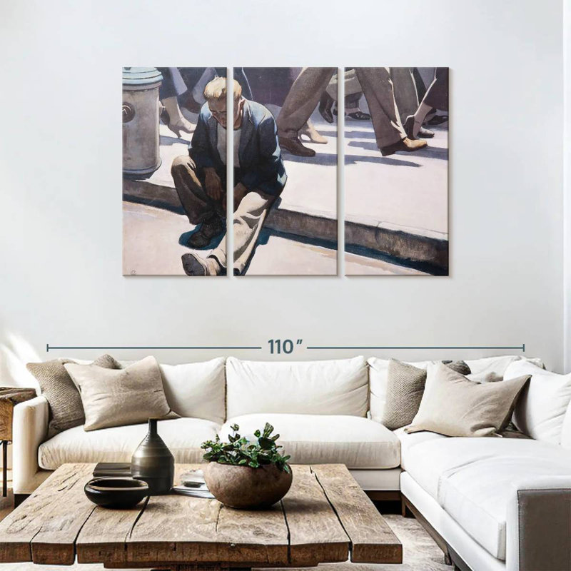 Leisha Forgotten Man, 48" H x 74" W
