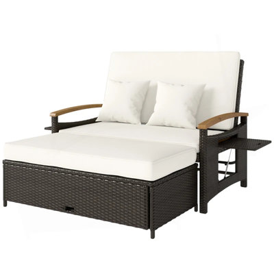 Garden Sofa Bed,Rattan Outdoor Daybed