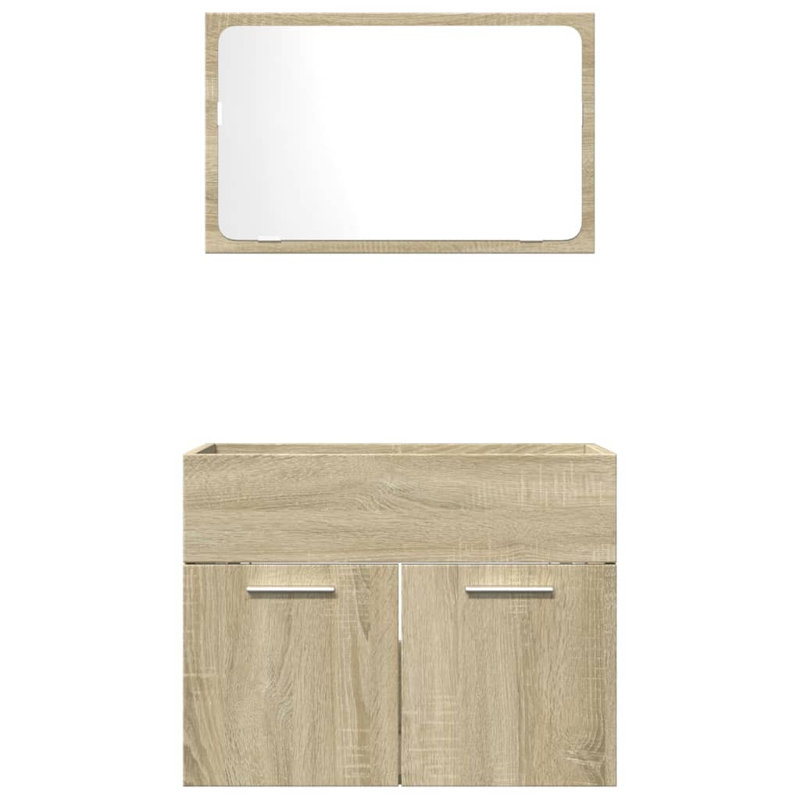 Sayeh Bathroom Furniture Suite, Sonoma Oak