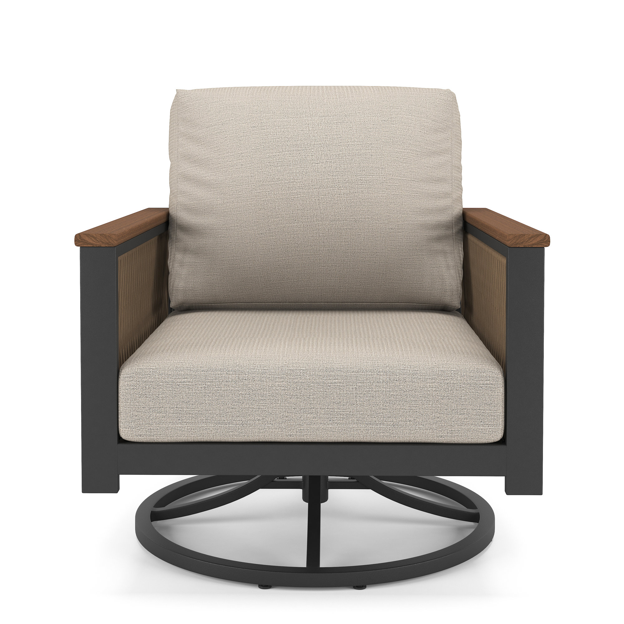 Townsend Patio Chair with Sunbrella® Cushions, Cast Silver Sunbrella®