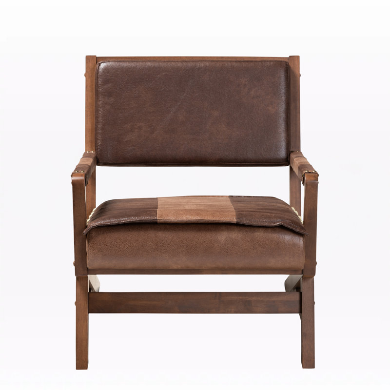 Marsida Faux Leather Accent Chair