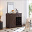 Armoire à vin 2 tiroirs avec tablettes amovibles L 39,4 po x l 15,7 po x H 34,7 po Farmhouse