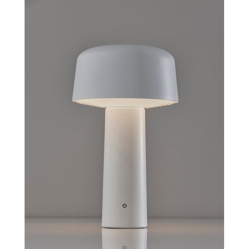 Lampe de table sans fil à DEL Rava Lenny, Blanc
