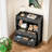 Baby Dresser Baby Changing Table, Changing Tablewith Pad, 2 Drawers and 2 Open Compartments-293375503