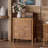 Manish 3 - Drawer Accent Chest with Burl Finish-1626921479