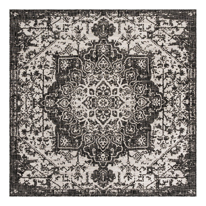 Tapis intérieur / extérieur Amada, Carré 7 pi 10 po