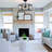 Rustic 6 - Light Dimmable Hexagon Pendant Light with Clear Acrylic Shade