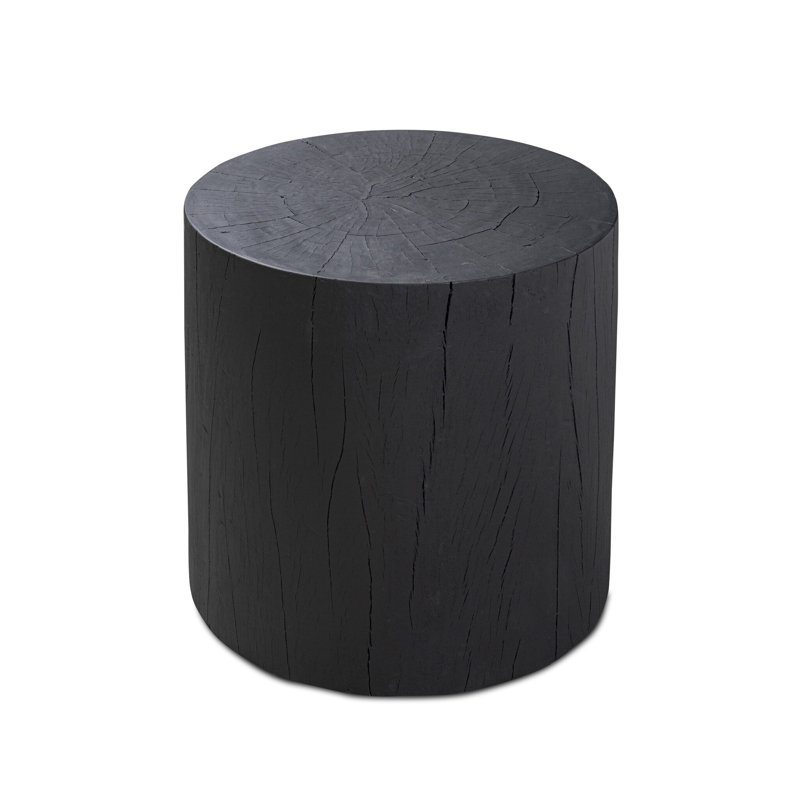 Layo End Table-Black Resin