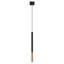 Robbinsdale 1 - Light Black Cylinder Pendant-62119189