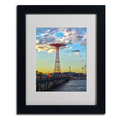"Coney Island" by CATeyes Framed Photographic Print