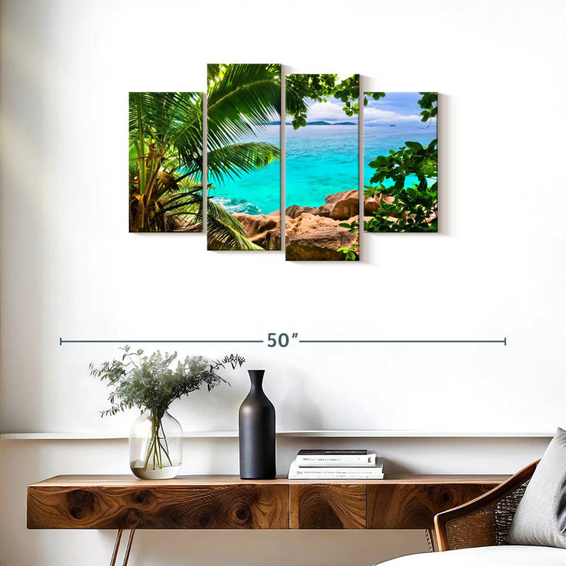 Gillard Seychelles Scenery, 22" H x 36" W