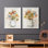«Autumn Bouquet I», reproduction encadrée de qualité supérieure - prête à être accrochée - aucun clou requis - aucun clou requis