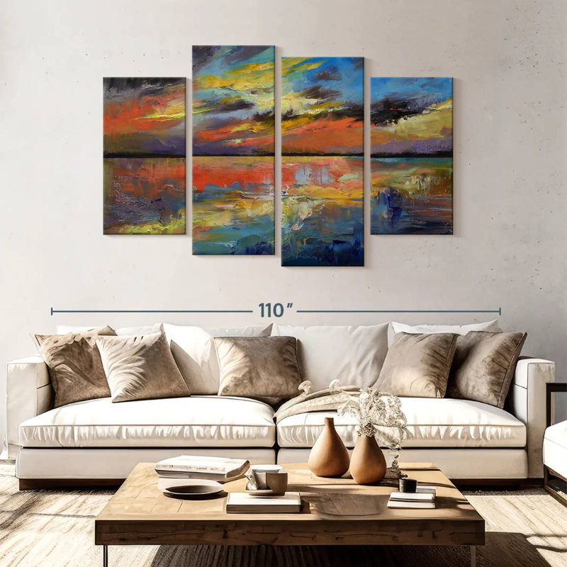 Gillard Key West, Floride, coucher de soleil, H 54 po x l 84 po