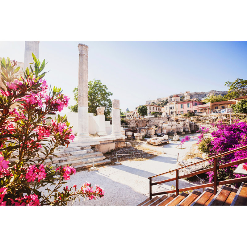Ancient Greek Street, Plaka District, Athens, 51cm H x 76cm W