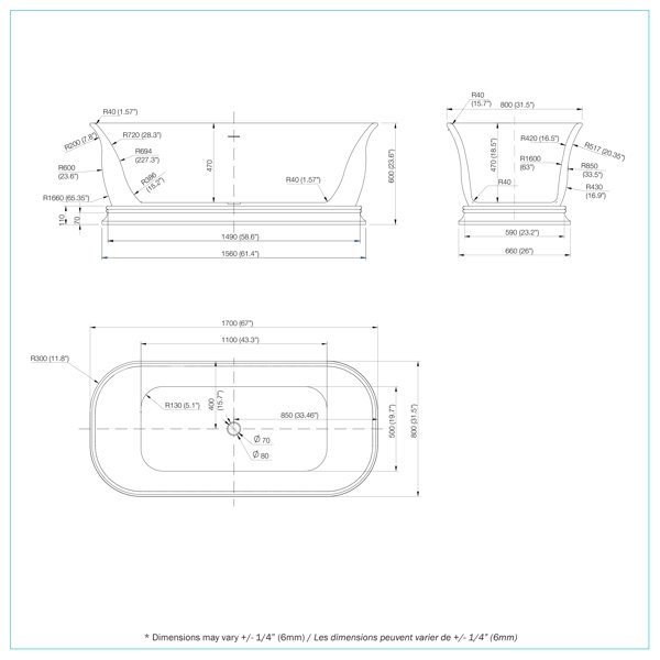 Dimensions du produit