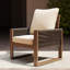 Chaise d'extérieur en bois avec coussins-1671562452