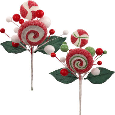 Set of 12 Assorted Sugar Lollipop Christmas Candy Mix (Set of 12) The Holiday Aisle