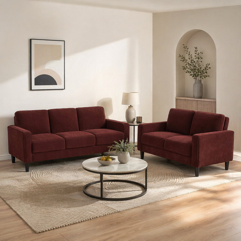 Weld Rust 2-piece Sofa Set, Rust