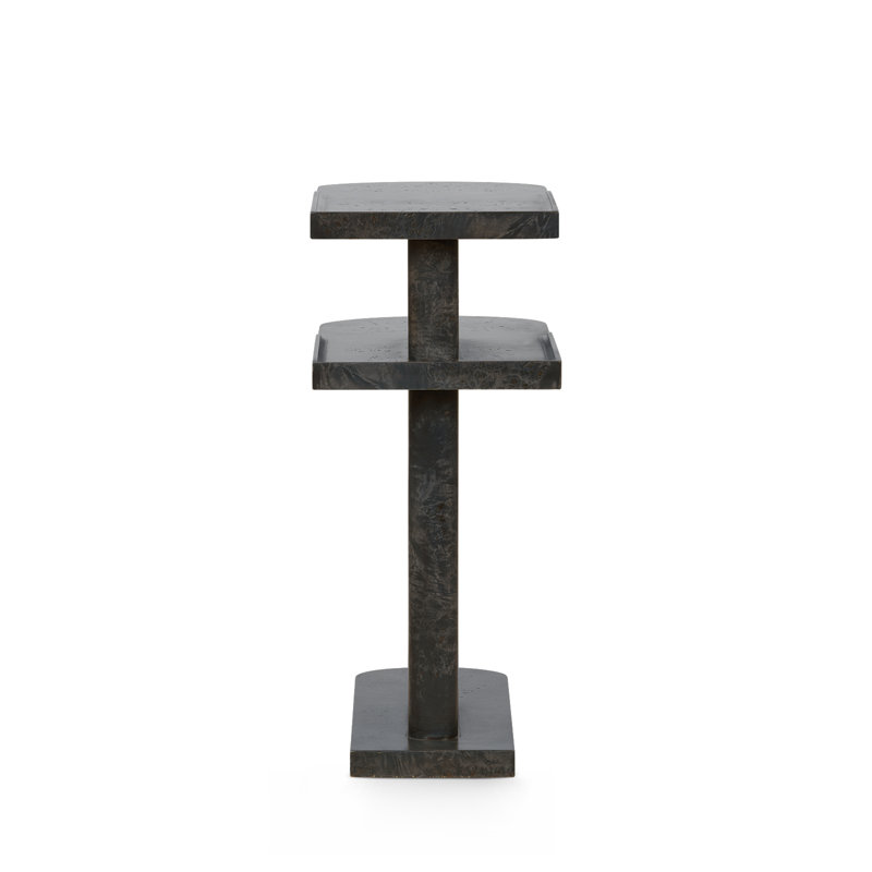 Casey Side Table, Arabica Burl