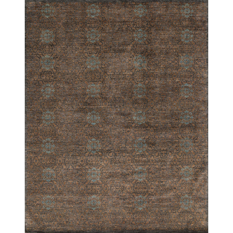 Essex Hand Knotted Wool Abstract Indoor Rug, Rectangle 2' x 3'