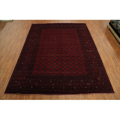 Tribal Oriental Afghan Area Rug 10x13