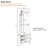 Minimalist Corner Hall Tree With Shoe Bench, Versatile Entryway Coat Rack With 4 Hooks, Corner Cabinet With Adjustable Shelf For Hallway, Living Room, White, 29.5''W*71.6''H-732077341