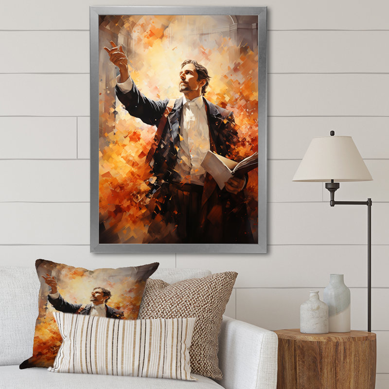 «Macai The Protestant Reformation Shades», reproduction sur toile, H 40 po x l 30 po x P 1,5 po, Cadre photo argenté