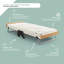 Jay-Be J-Bed Folding Guest Bed with Wooden Headboard & e-Pocket Mattress-35124453