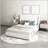 Tall Headboard Upholstered Bed with 52 Inch High Headboard,Queen Size-854969349