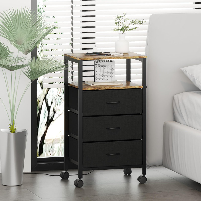 40cm W Bedside Table
